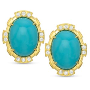 Turquoise Aztecs Earrings