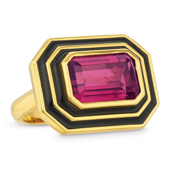 Pink Tourmaline Museum Series Ring