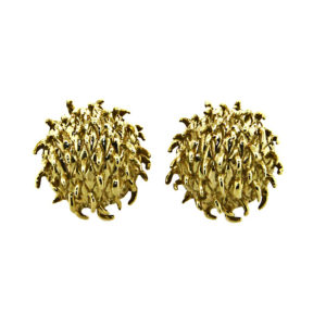 18K Yellow Gold Rambuttans Earrings