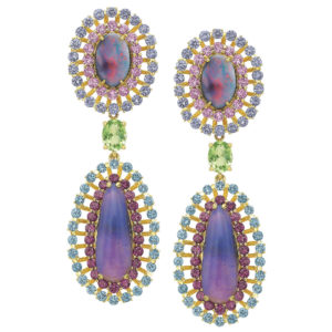 Lightning Ridge Opal Earrings