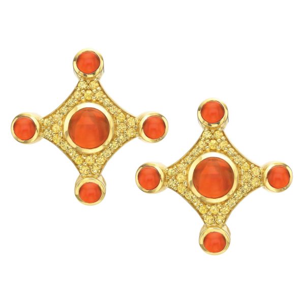 Fire Opals with Detachable Drops